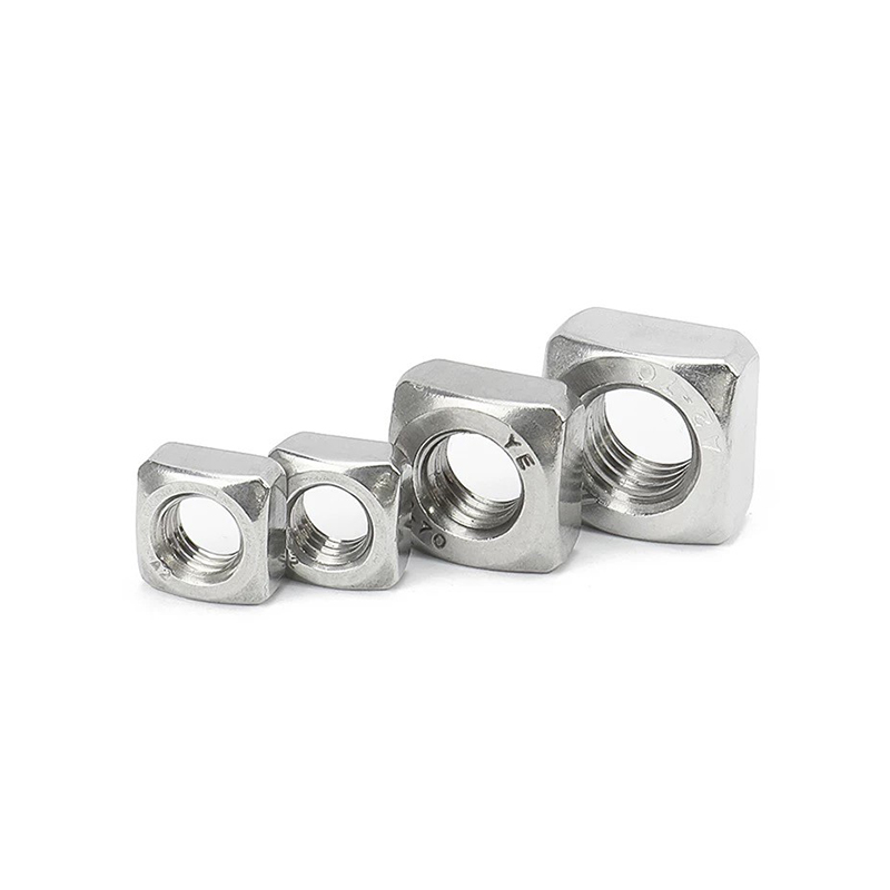 DIN 562 roestvrijstalen vierkante dunne moeren DIN 562 roestvrijstalen vierkante dunne moeren