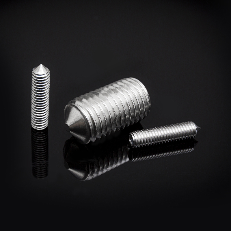 DIN914 roestvrijstalen inbusbouten met kegelpunt