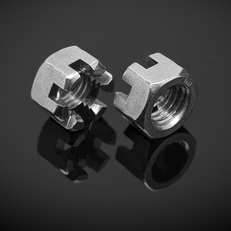 DIN 439 RVS Afgeschuinde zeskant dunne moeren